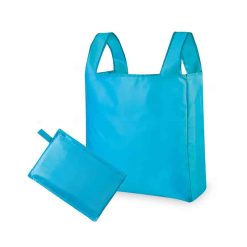 Borsa shopping nylon 210d - Tracy - PG106-colore-Azzurro