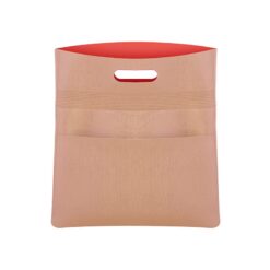 Borsa shopping/portadocumenti bicolore - Thiny - CA047-colore-Arancio