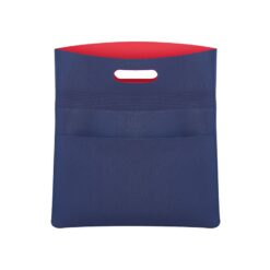 Borsa shopping/portadocumenti bicolore - Thiny - CA047-colore-Blu