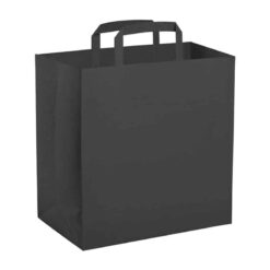 Buste di carta con soffietto - White/black take away - PG023-colore-Nero