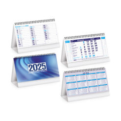 Calendarietto spiralato da tavolo - Chart table - PA715-colore-Blu