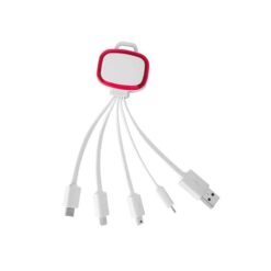 Cavi per ricarica 4 in 1 - Cables - PF028-colore-Rosso