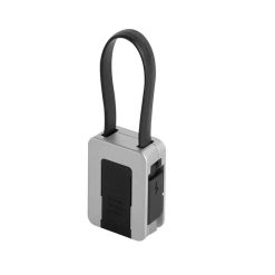 Cavo portachiavi e supporto per smartphone - Cable cube - PF525-colore-Silver Blu