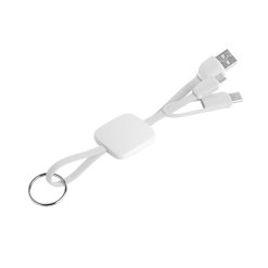 Cavo portachiavi per smartphone - Cable key - PF510-colore-Bianco