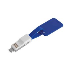 Cavo portachiavi per smartphone - Cable tag - PF515-colore-Blu