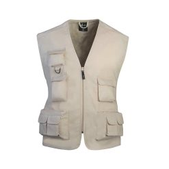 Gilet in policotton multitasche - Multiplo - PM811-colore-Beige