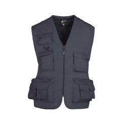 Gilet in policotton multitasche - Multiplo - PM811-colore-Blu