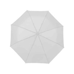Mini ombrello manuale con fodero - Colorain - PL134-colore-Bianco