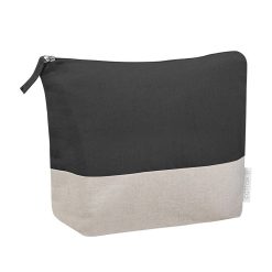 Necessaire da viaggio in cotone - Mila - PI333-colore-Nero