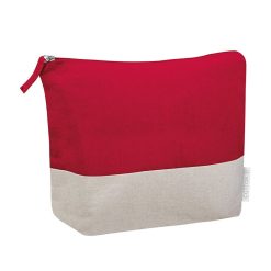 Necessaire da viaggio in cotone - Mila - PI333-colore-Rosso