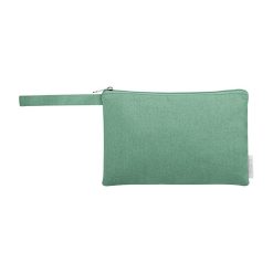 Necessaire da viaggio in cotone riciclato - Camille - PI334-colore-Verde