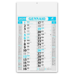 Olandese mensile 12 fogli - Gigante - PA520-colore-Blu