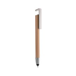 Penna a sfera - Bamboo stand - PD505-colore-Bianco