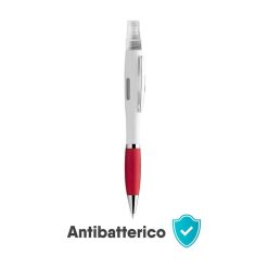 Penna a sfera antibatterica - Juke spray - PD071-colore-Rosso