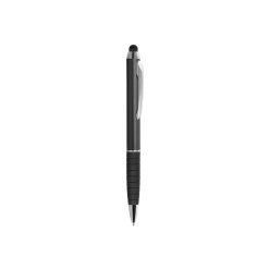 Penna a sfera con gommino per touch screen - Advance - PD092-colore-Nero