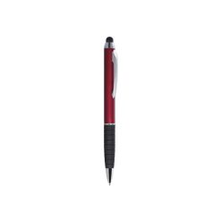 Penna a sfera con gommino per touch screen - Advance - PD092-colore-Rosso