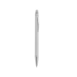 Penna a sfera con gommino per touch screen - Click - PD072-colore-Bianco