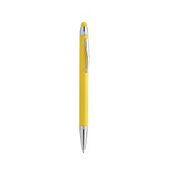 Penna a sfera con gommino per touch screen - Click - PD072-colore-Giallo