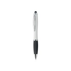 Penna a sfera con gommino per touch screen - Flash plus - PD091-colore-Bianco