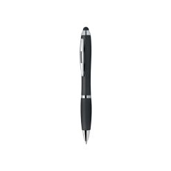 Penna a sfera con gommino per touch screen - Flash plus - PD091-colore-Nero