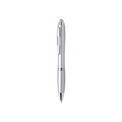 Penna a sfera con gommino per touch screen - Flash plus - PD091-colore-Silver Blu