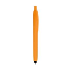 Penna a sfera con gommino per touch screen - Funny - PD108-colore-Arancio