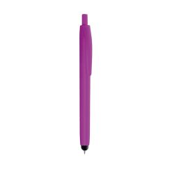 Penna a sfera con gommino per touch screen - Funny - PD108-colore-Fucsia