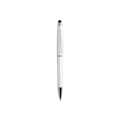 Penna a sfera con gommino per touch screen - Stylus - PD090-colore-Bianco