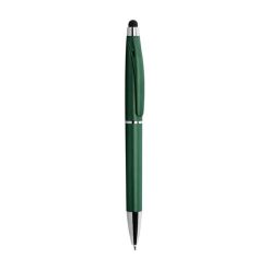 Penna a sfera con gommino per touch screen - Stylus - PD090-colore-Verde