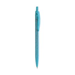 Penna a sfera in paglia di frumento/abs - Wheat - PD491-colore-Azzurro