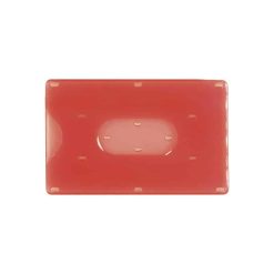 Portacards rigido trasparente - Firm - PN284-colore-Rosso