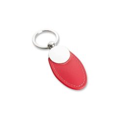 Portachiavi ad anello piatto - Cult - PE029-colore-Rosso