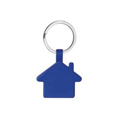 Portachiavi ad anello piatto - Fine house - PE010-colore-Blu