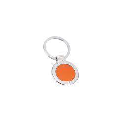 Portachiavi ad anello piatto - Rio metal - PE100-colore-Arancio
