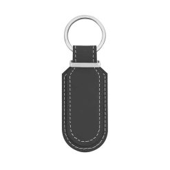 Portachiavi con cuciture a contrasto - Strato - PE031-colore-Nero