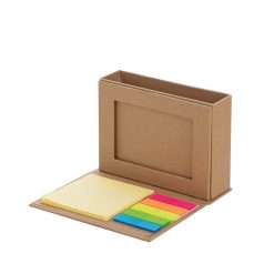 Portapenne da scrivania - Notes box set - PH610-colore-Ecru