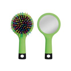 Spazzola con specchietto - Clarissa - PI415-colore-Verde Lime