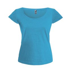 T-shirt donna cotone pettinato - Lady 150 - PM301-colore-Azzurro