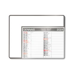 Tappetino mouse calendario - Calendar pad edge - PA782-colore-Grigio