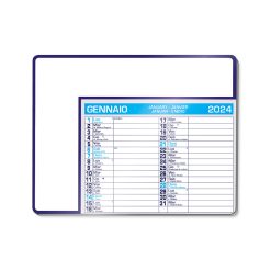 Tappetino mouse calendario - Calendar pad edge - PA782-colore-Blu