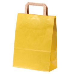 shopper personalizzate sealing avana giallo maniglia piatta avana