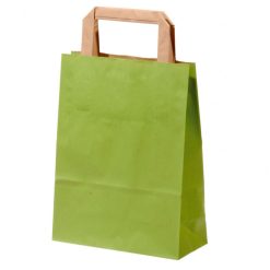 shopper personalizzate sealing avana verde chiaro maniglia piatta avana