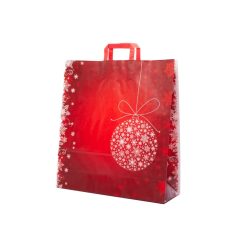 shopper natale noel rouge